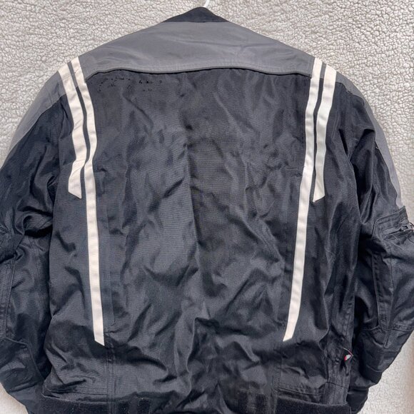 Joe Rocket Protective Padded Motorcycle Jacket Mens Size XL Large Black Gray - Picture 3 of 10